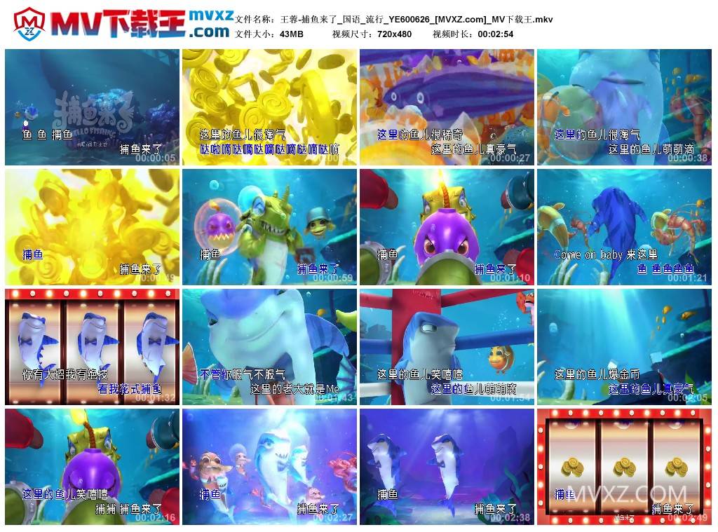 王蓉-捕鱼来了_国语_流行_YE600626